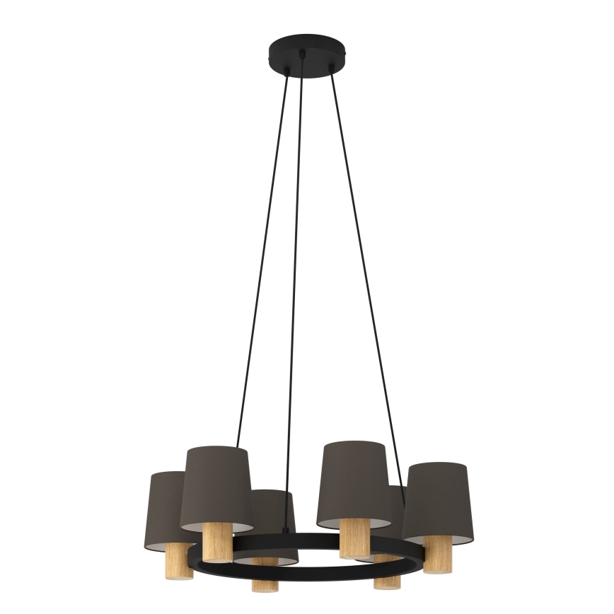 Eglo - Lampadario a sospensione con filo 6xE27/40W/230V