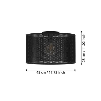 Eglo - Plafoniera 1xE27/40W/230V