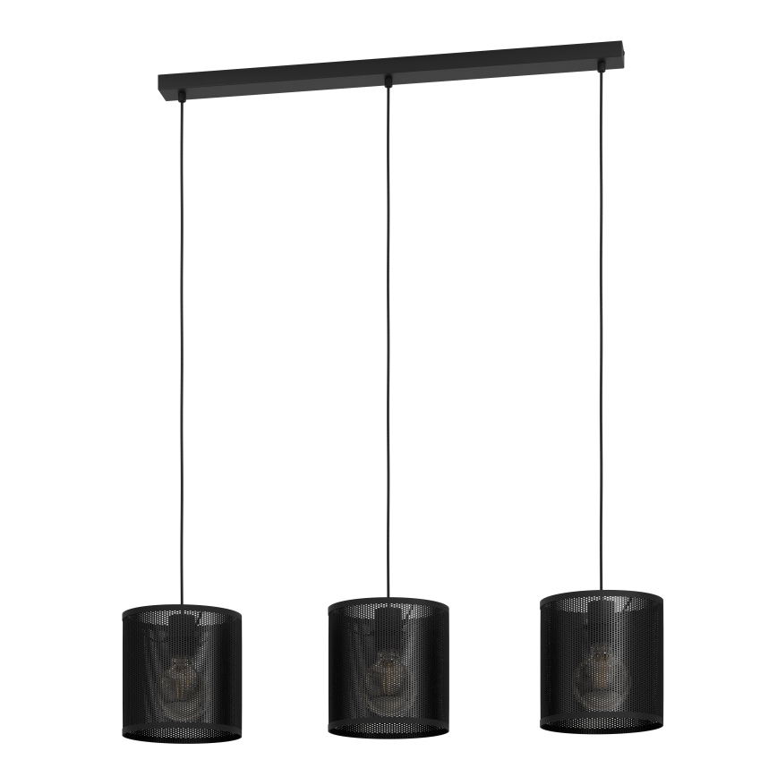 Eglo - Lampadario a sospensione con filo 3xE27/40W/230V