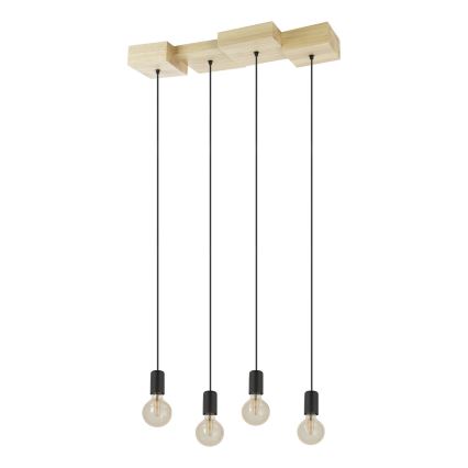 Eglo - Suspension filaire 4xE27/40W/230V