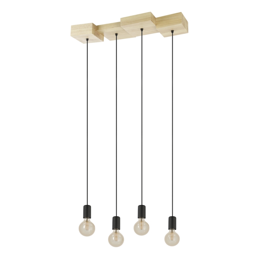 Eglo - Suspension filaire 4xE27/40W/230V