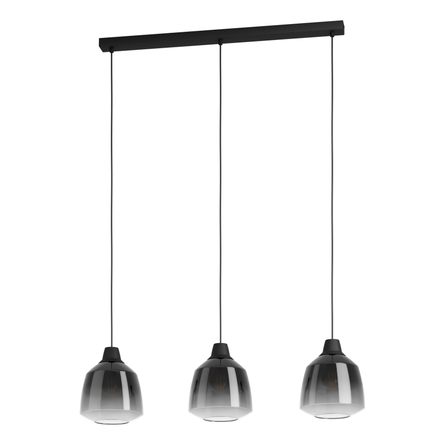 Eglo - Lampadario a sospensione con filo 3xE27/40W/230V