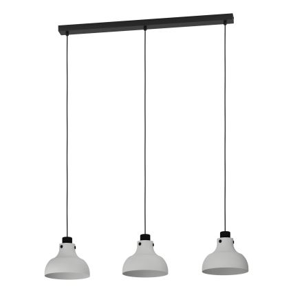 Eglo - Lampadario a sospensione con filo 3xE27/40W/230V
