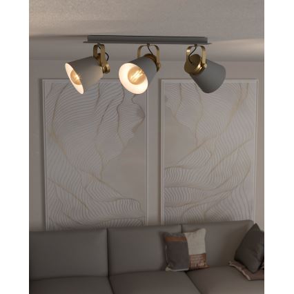 Eglo - Lampada a soffitto con 3 punti luce 3xE27/40W/230V