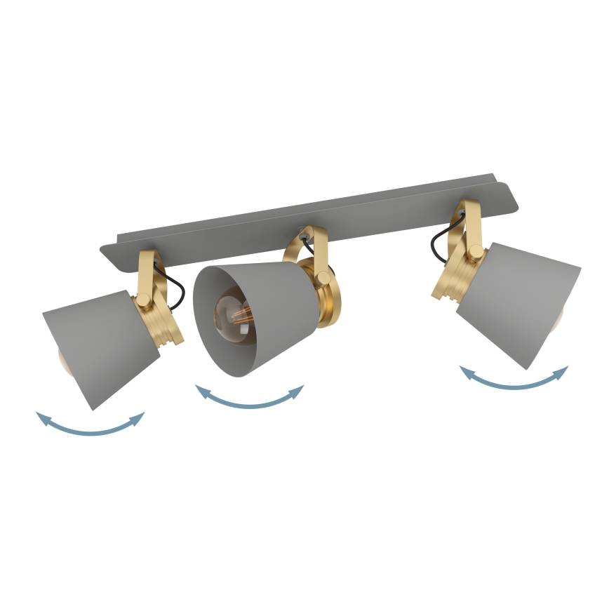 Eglo - Luce Spot 3xE27/40W/230V
