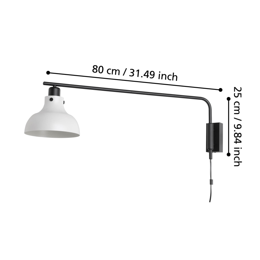 Eglo - Wandleuchte 1xE27/40W/230V