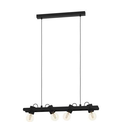 Eglo - Suspension filaire 4xE27/15W/230V