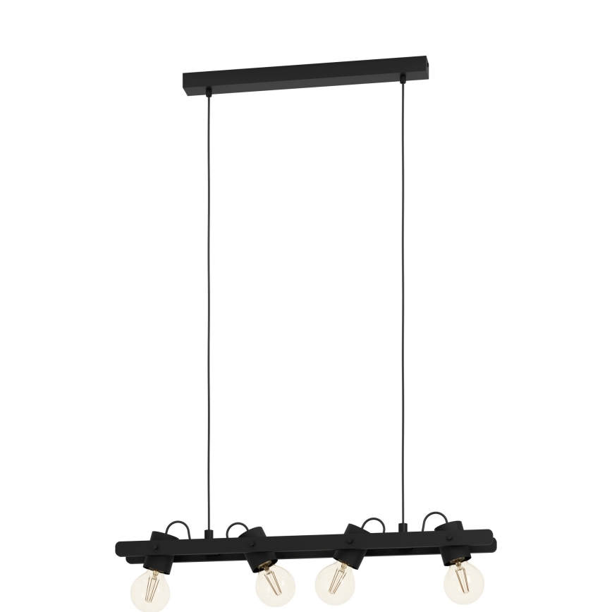 Eglo - Suspension filaire 4xE27/15W/230V