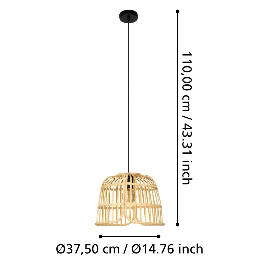 Eglo - Suspension filaire 1xE27/40W/230V