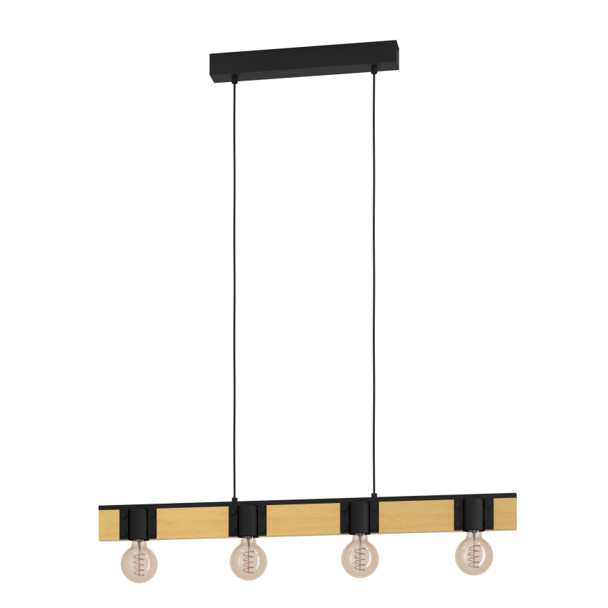 Eglo - Lampadario a sospensione con filo 4xE27/40W/230V