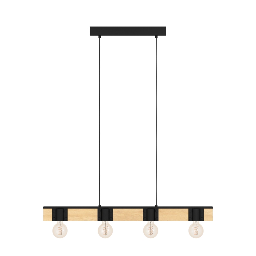 Eglo - Lampadario a sospensione con filo 4xE27/40W/230V