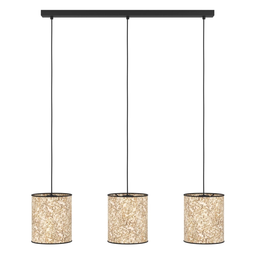 Eglo - Lampadario a sospensione con filo 3xE27/25W/230V