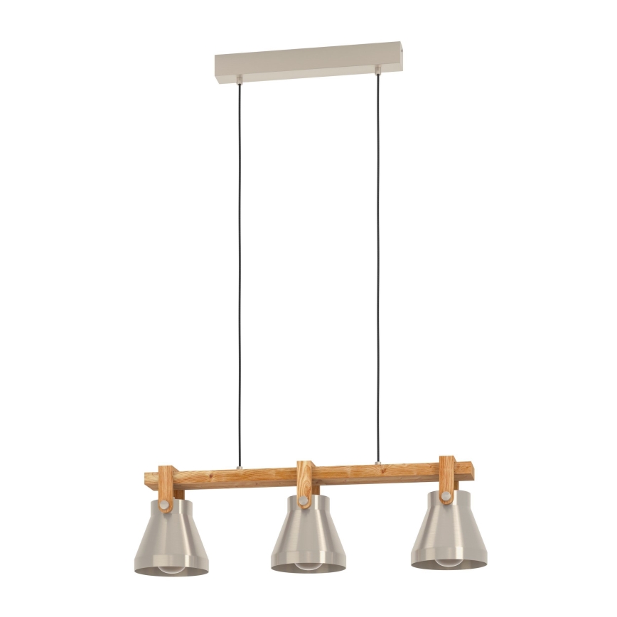 Eglo - Lampadario a sospensione con filo 3xE27/40W/230V