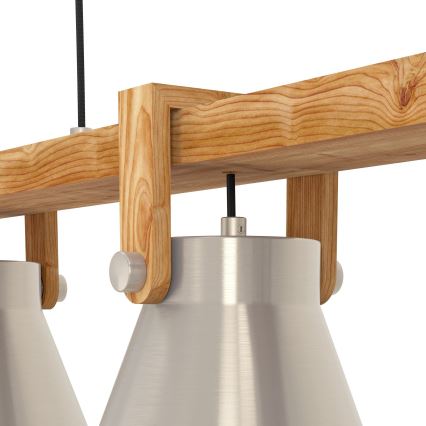 Eglo - Lampadario a sospensione con filo 3xE27/40W/230V