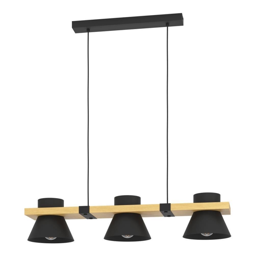 Eglo - Lampadario a sospensione con filo 3xE27/15W/230V