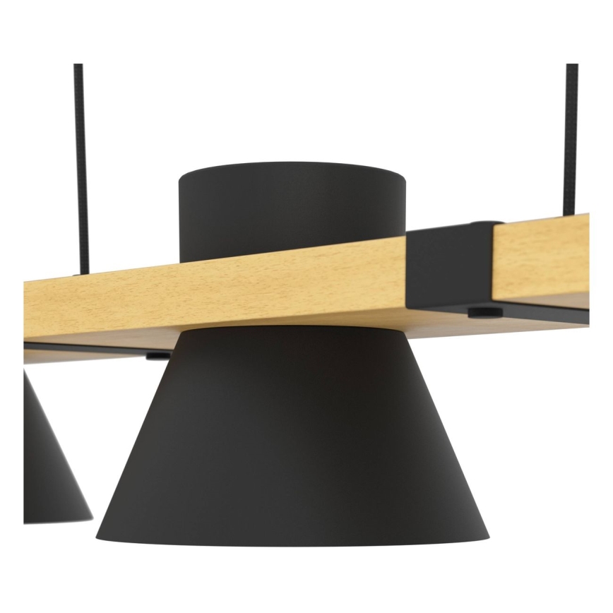 Eglo - Lampadario a sospensione con filo 3xE27/15W/230V