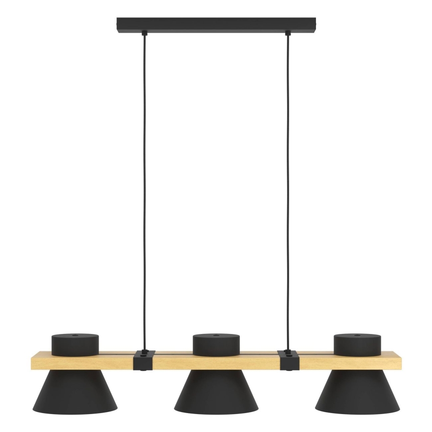 Eglo - Lampadario a sospensione con filo 3xE27/15W/230V