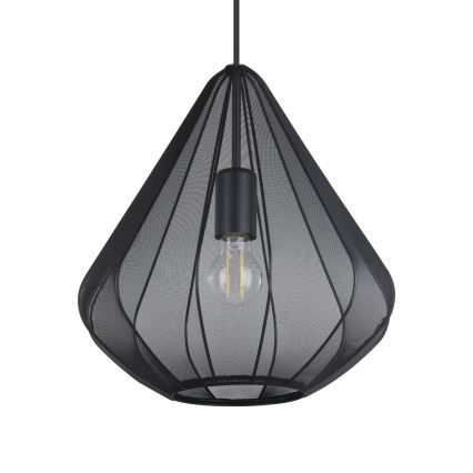 Eglo - Lampadario a sospensione con filo 1xE27/40W/230V diametro 33,5 cm nero