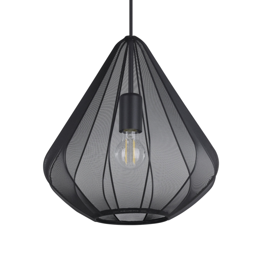 Eglo - Lampadario a sospensione con filo 1xE27/40W/230V diametro 33,5 cm nero