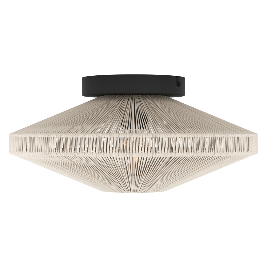 Eglo - Plafonnier 1xE27/40W/230V, Ø 38 cm, crème