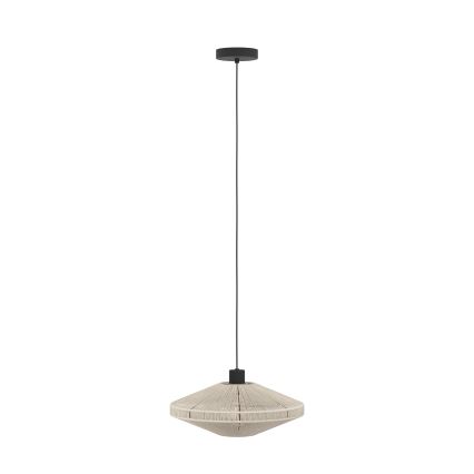 Eglo - Pendelleuchte mit Kabel 1xE27/40W/230V cremefarben