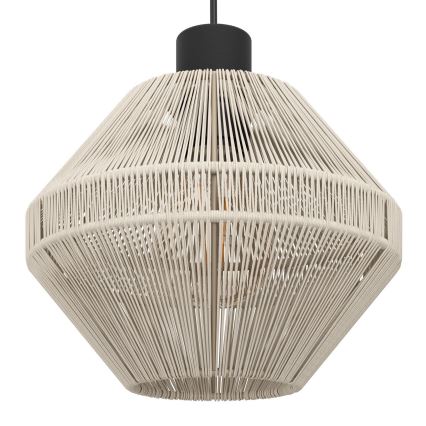 Eglo - Lampadario a sospensione con cavo 3xE27/40W/230V crema