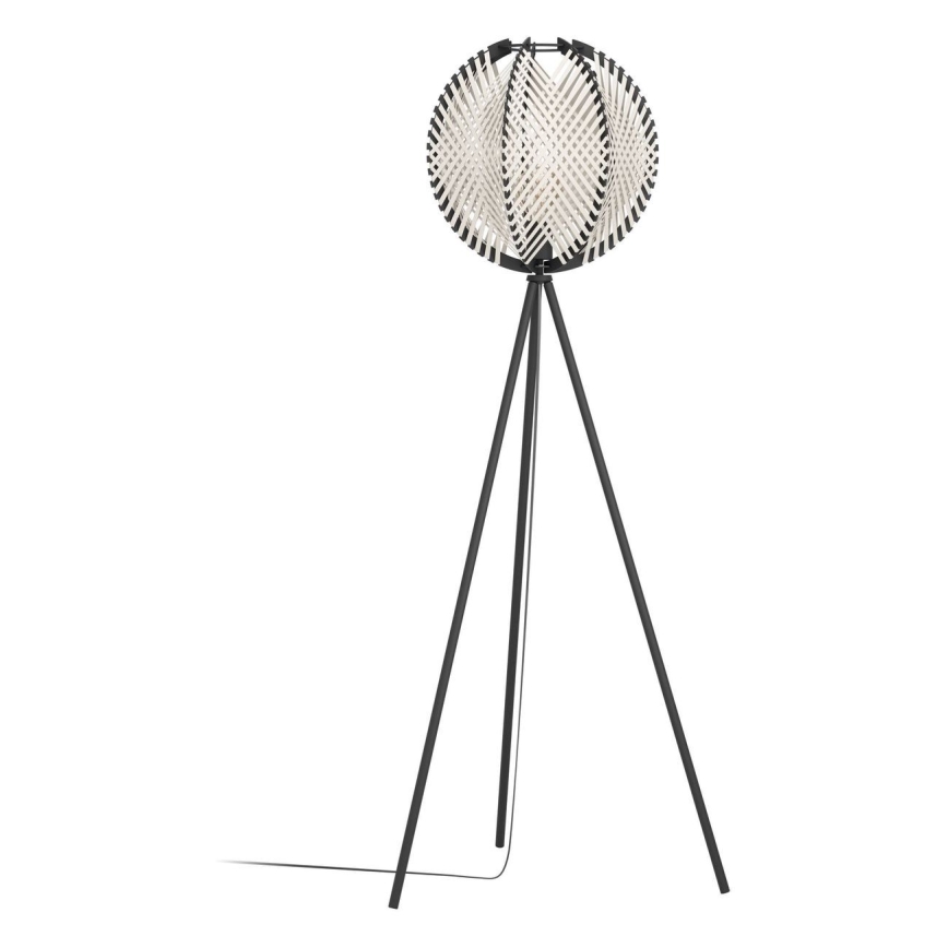 Eglo - Lampada con piedistallo 1xE27/40W/230V bianco/nero