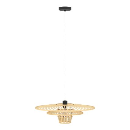Eglo - Lampadario a sospensione su cavo 1xE27/40W/230V bambù