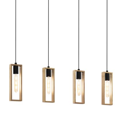 Eglo - Suspension filaire 4xE27/60W/230V