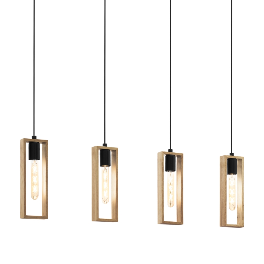 Eglo - Suspension filaire 4xE27/60W/230V