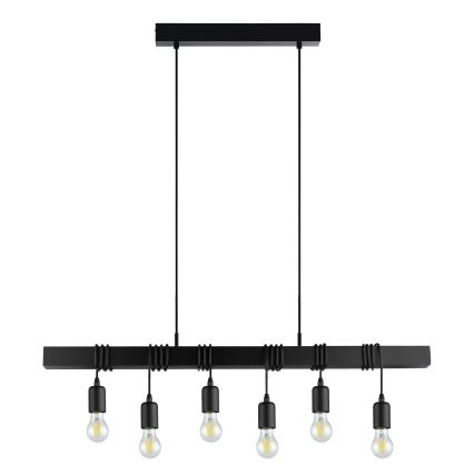 Eglo - Lampadario a sospensione con cavo TOWNSHEND 6xE27/60W/230V
