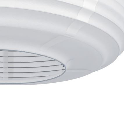 Eglo - Lampadario a sospensione con cavo 1xE27/40W/230V Ø 40 cm bianco/beige