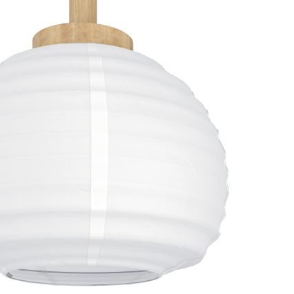 Eglo - Pendelleuchte mit Kabel 3xE27/40W/230V weiß/beige