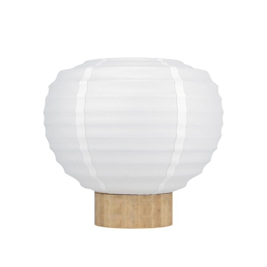 Eglo - Lampe de table 1xE27/40W/230V blanche/beige