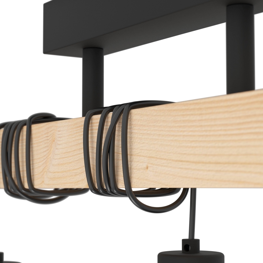 Eglo - Lampadario a plafone TOWNSHEND 3xE27/60W/230V - FSC certificato
