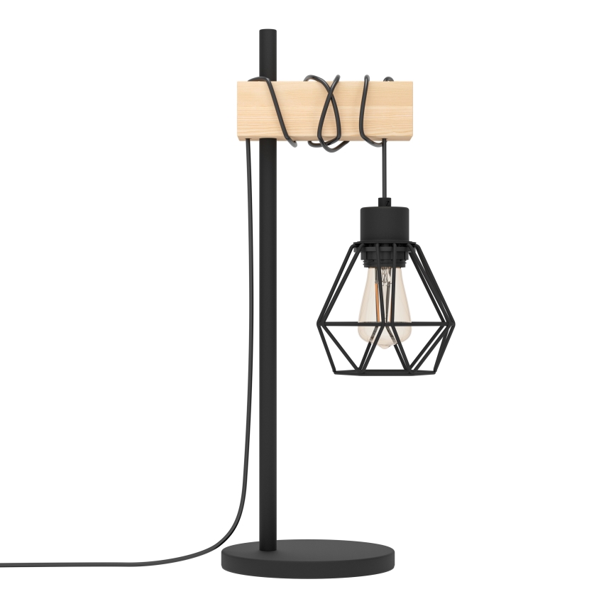 Eglo - Lampada da tavolo TOWNSHEND 1xE27/60W/230V