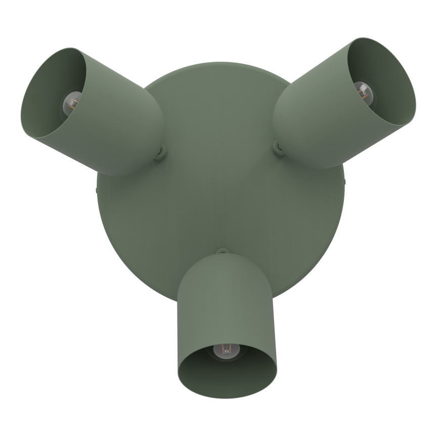 Eglo - Spotleuchte 3xE14/40W/230V Ø 25 cm grün