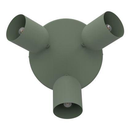 Eglo - Spot 3x E14/40W/230V, Ø 25 cm, vert