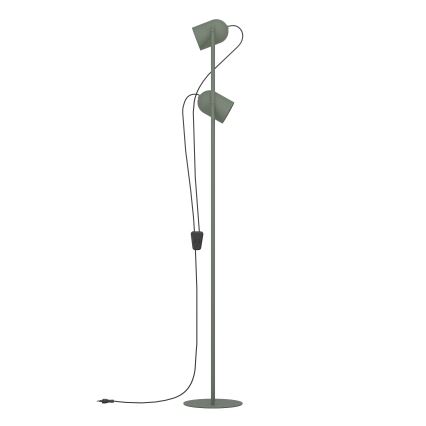 Eglo - Lampada da terra 2x E14/8W/230V verde