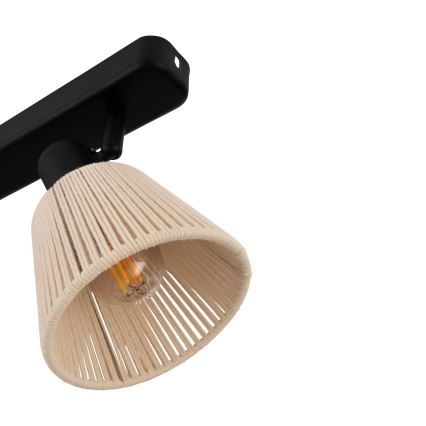 Eglo - Faretto 2xE14/40W/230V beige/nero