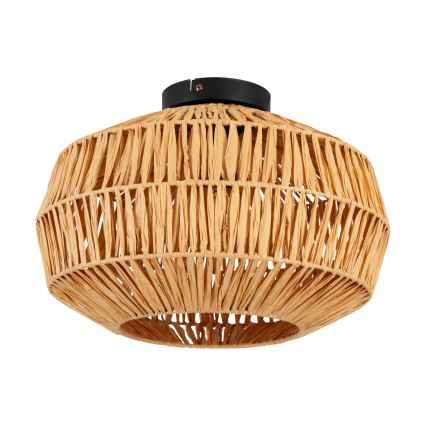 Eglo - Plafonnier 1xE27/40W/230V Ø 38 cm marron