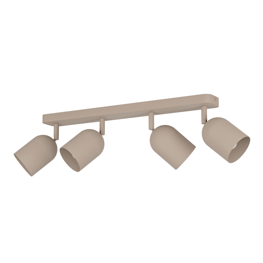 Eglo - Plafonnier à spots 4x E14/40W/230V, beige