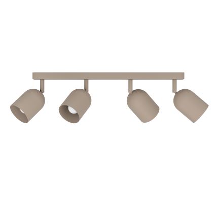 Eglo - Faretto a 4 luci 4xE14/40W/230V beige