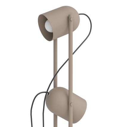 Eglo - Lampada da terra 2xE14/8W/230V beige