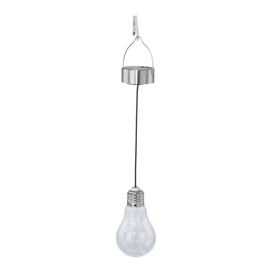 Eglo 48514 - LED Lampada solare a sospensione LED/0,06W/1,2V IP44 cromo lucido