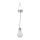 Eglo 48514 - LED Lampada solare a sospensione LED/0,06W/1,2V IP44 cromo lucido