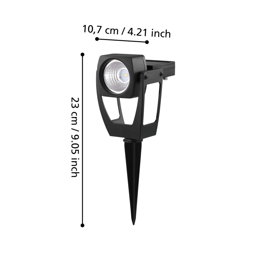 Eglo 48719 - LED-Solarstrahler SOLAR LED/0,1W/3,2V 1000 mAh IP44