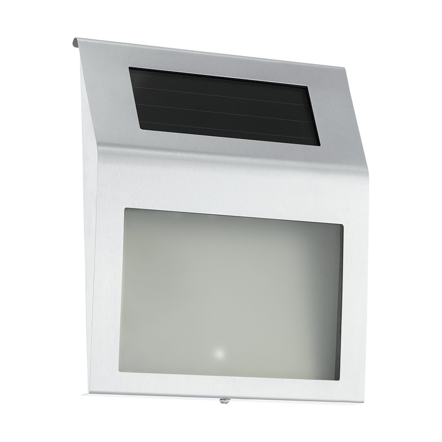 Eglo 48875 - Numéro de maison solaire LED/1,2W/1,2V 300 mAh IP44 chrome mat
