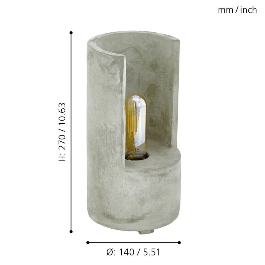 Eglo 49111 - Tischleuchte LYNTON 1xE27/60W/230V