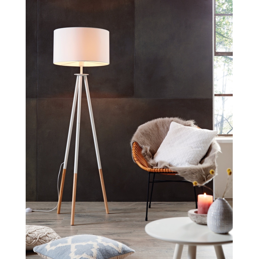 Eglo 49156 - Lampe sur pied BIDFORD 1xE27/60W/230V